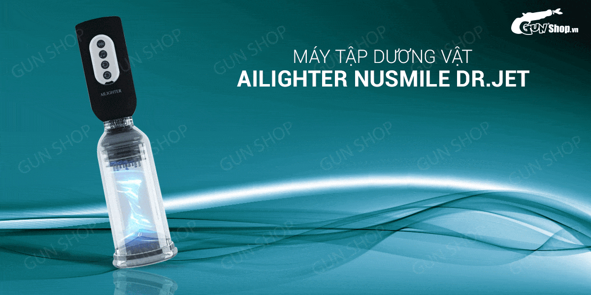 Máy tập dương vật tự động, dùng sạc - Ailighter Nusmile Dr.Jet