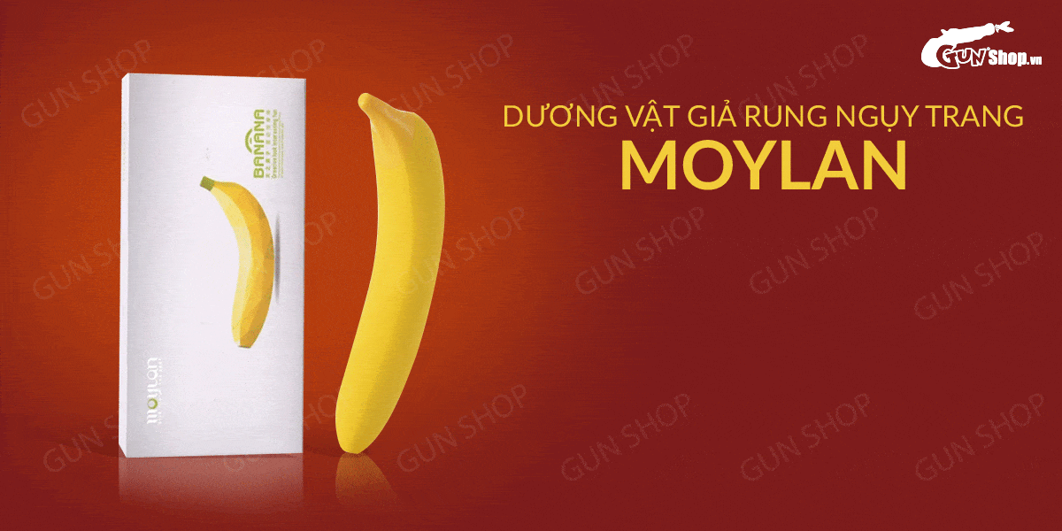 Dương vật giả rung ngụy trang hình trái chuối - Moylan