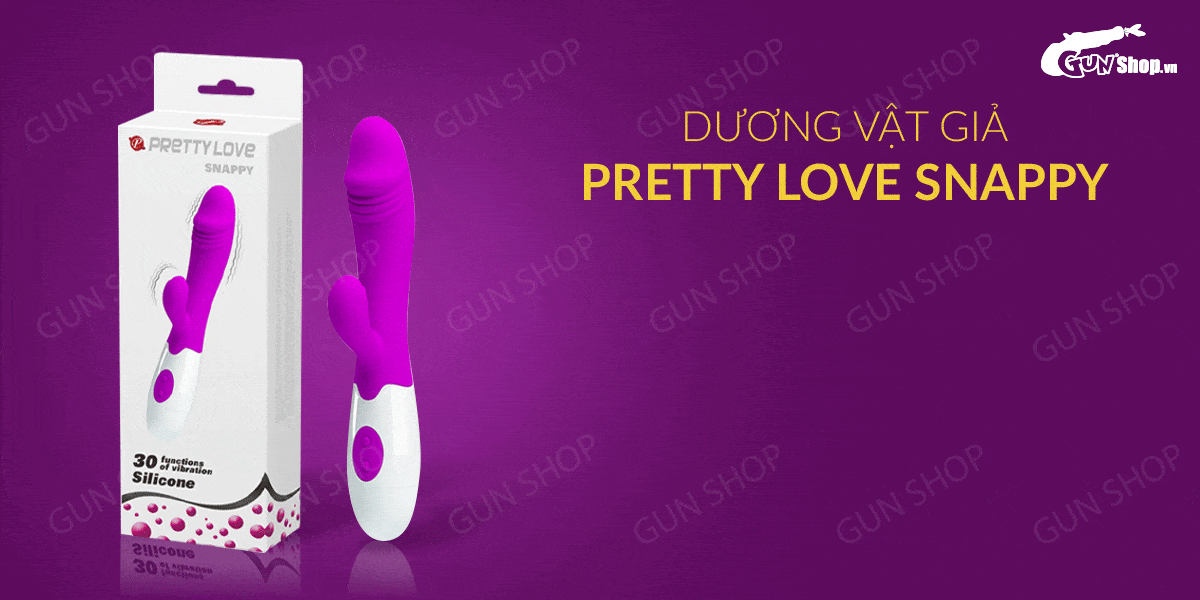 Dương vật giả đa chế độ rung, pin - Pretty Love Snappy