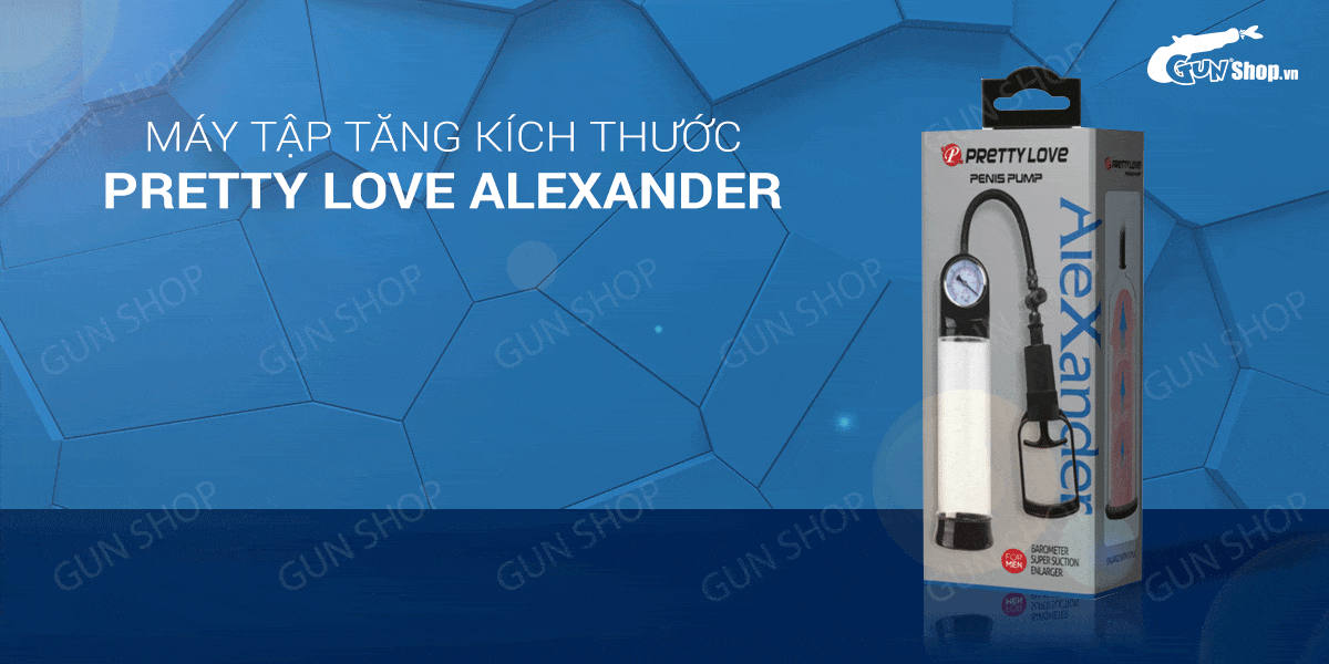 máy tập tăng kích thước dương vật kéo tay - Pretty Love Alexander
