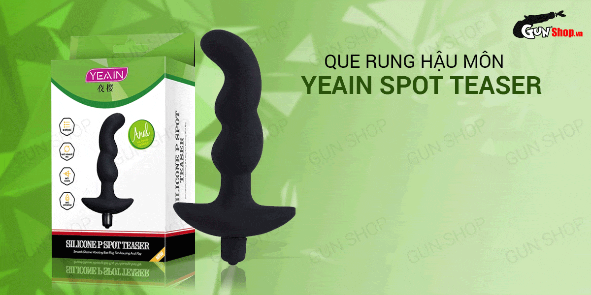 que rung kích thích hậu môn 10 chế độ rung, dùng pin - Yeain Spot Teaser