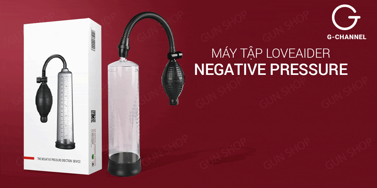 Máy tập tăng kích thước dương vật bơm tay - Loveaider Negative Pressure