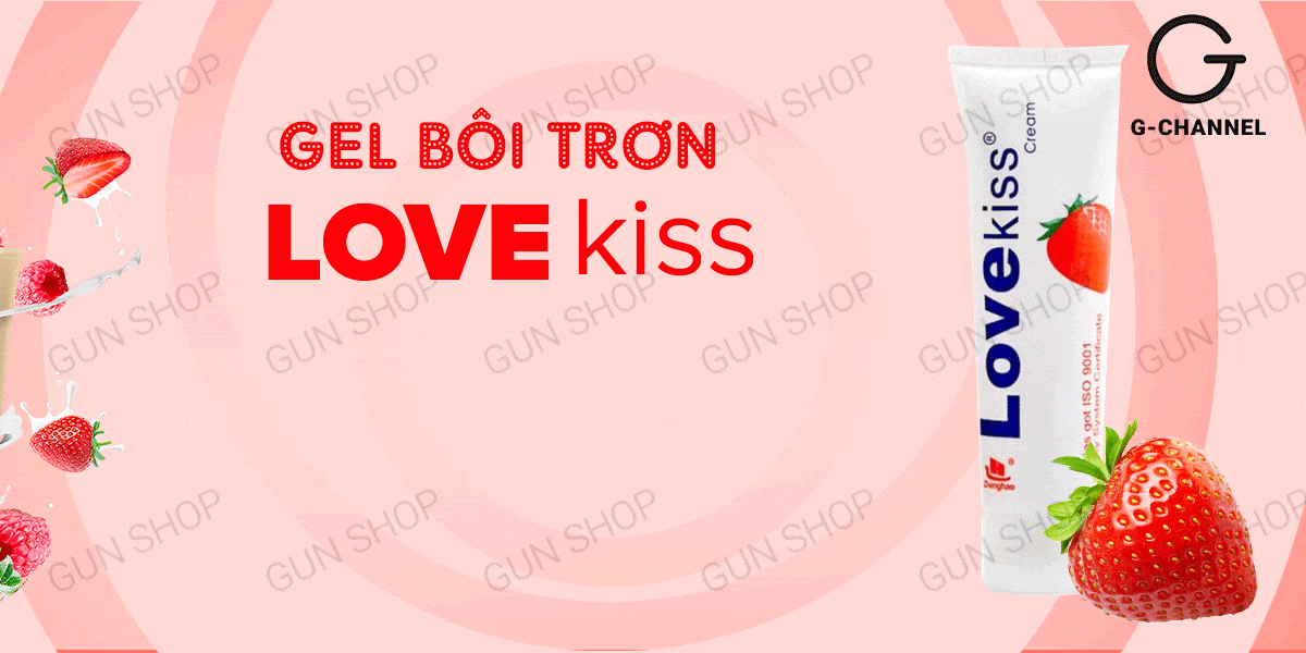 Gel bôi trơn HongKong Love Kiss Dâu