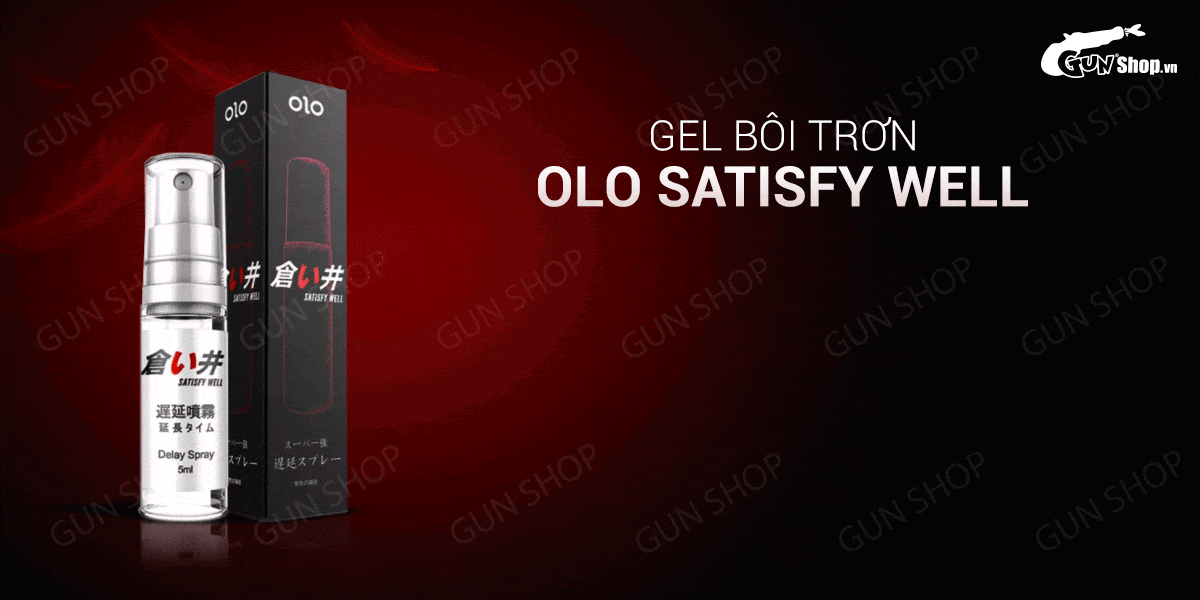 Gel bôi trơn kéo dài thời gian quan hệ - OLO Satisfy Well - Chai 5ml
