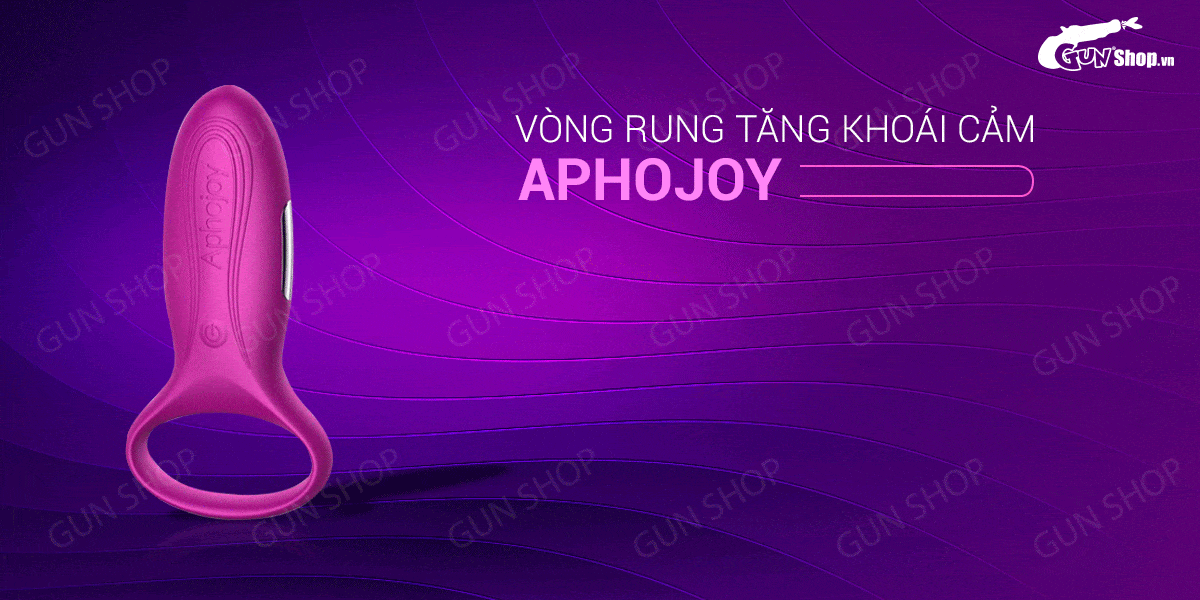 Vòng rung tăng khoái cảm 7 chế độ rung, dùng sạc - Aphojoy