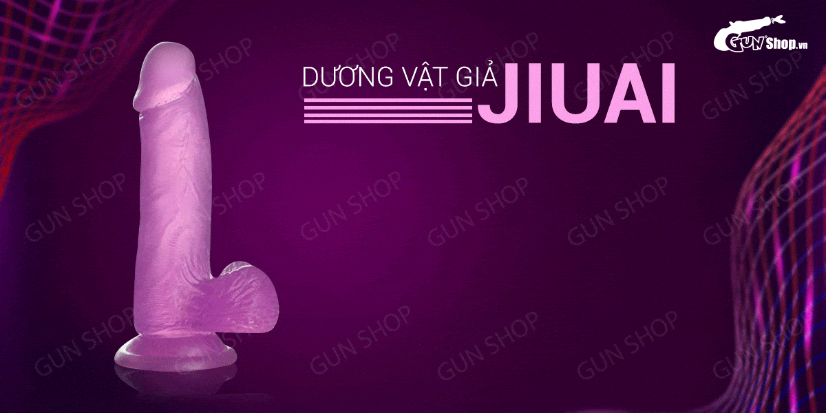 Dương vật giả dính tường siêu mềm dẻo - Jiuai