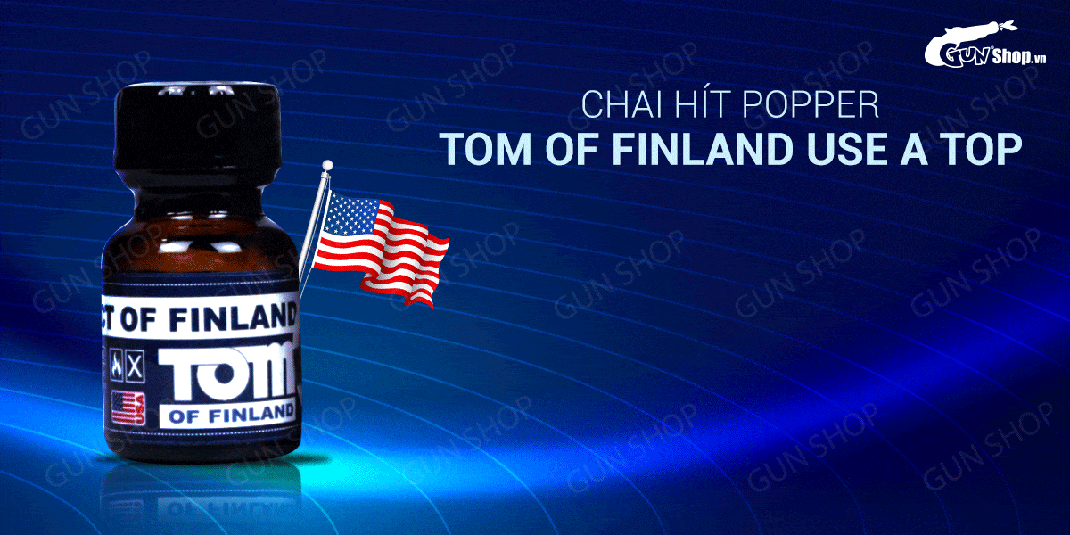Chai hít tăng khoái cảm Popper Tom Of Finland VHS Cleaner Use A Top - Chai 10ml