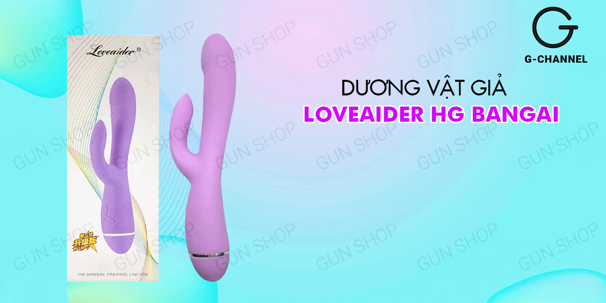 Dương vật giả nhiều chế độ rung - Loveaider HG Bangai