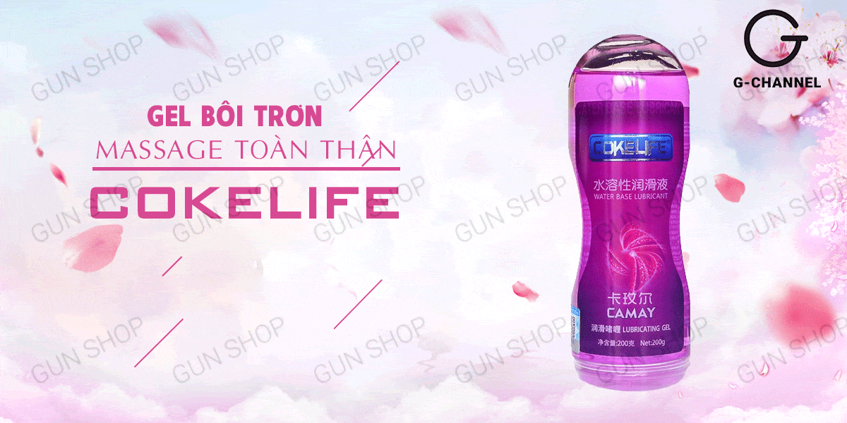 Gel bôi trơn massage Cokelife hương camay