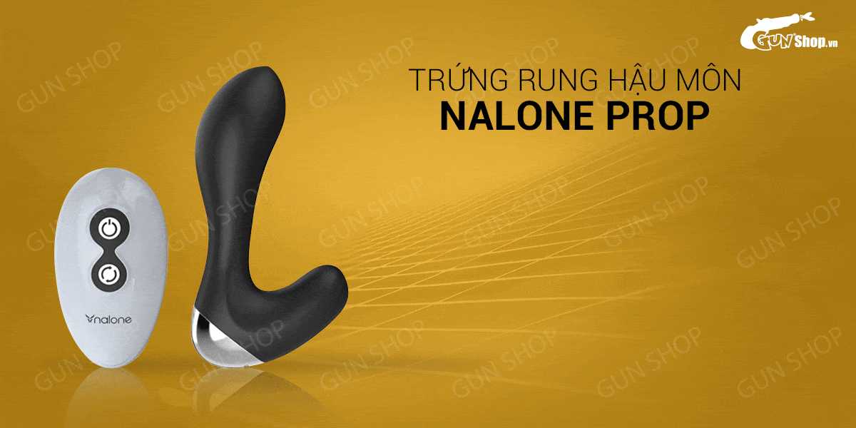 Trứng rung kích thích hậu môn 7 chế độ rung, điều khiển từ xa, dùng sạc - Nalone Prop