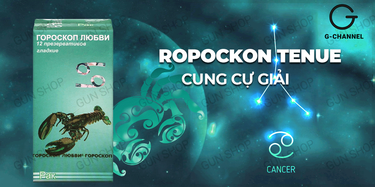 Bao cao su Nga Ropockon Pak cung Cự Giải