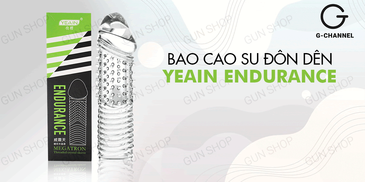 Bao cao su đôn dên tăng kích thước Yeain Endurance - Gai mềm