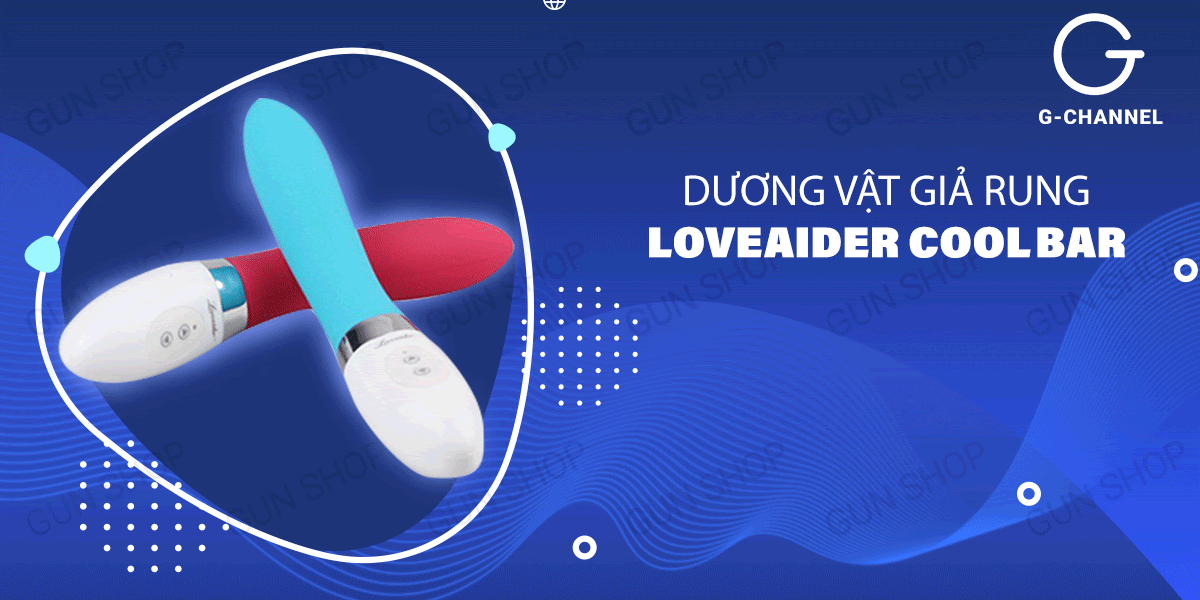 Dương vật giả rung nhiều chế độ - Loveaider Cool Bar