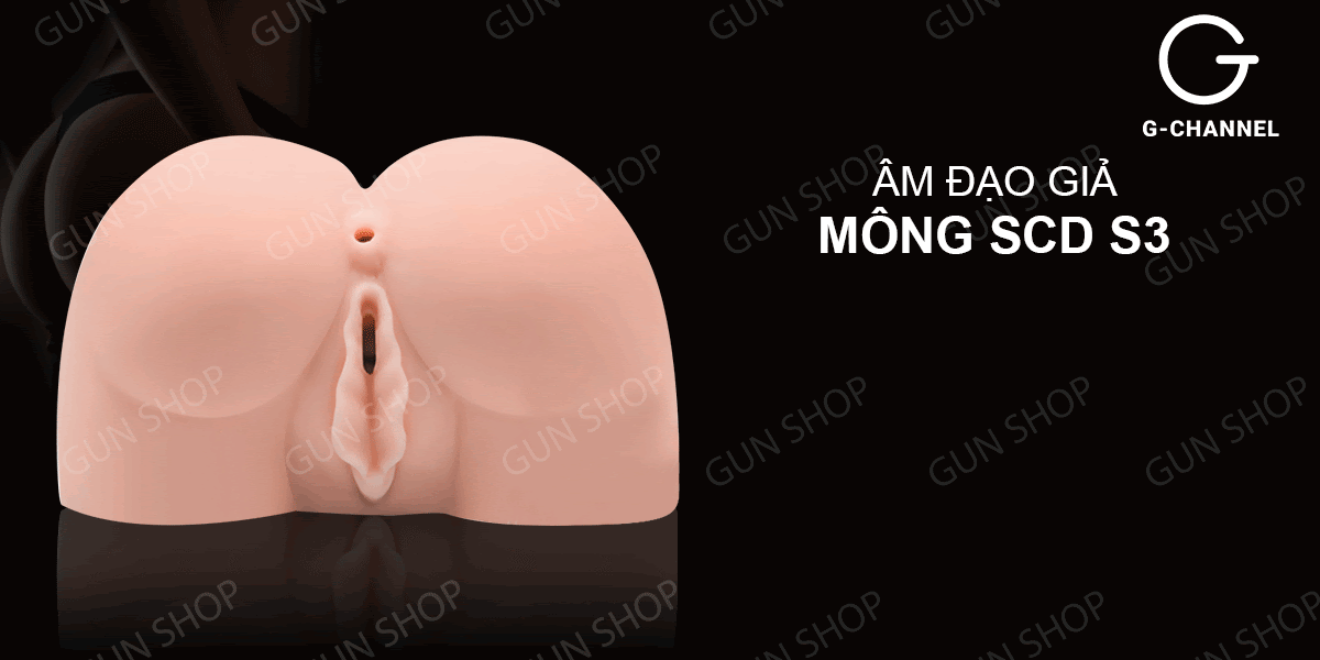 Âm đạo giả nguyên khối mông silicon trần cao cấp mềm mịn - SCD S3 8kg