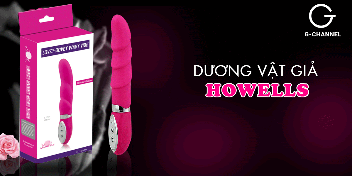 Dương vật giả 10 chế độ rung - Howells