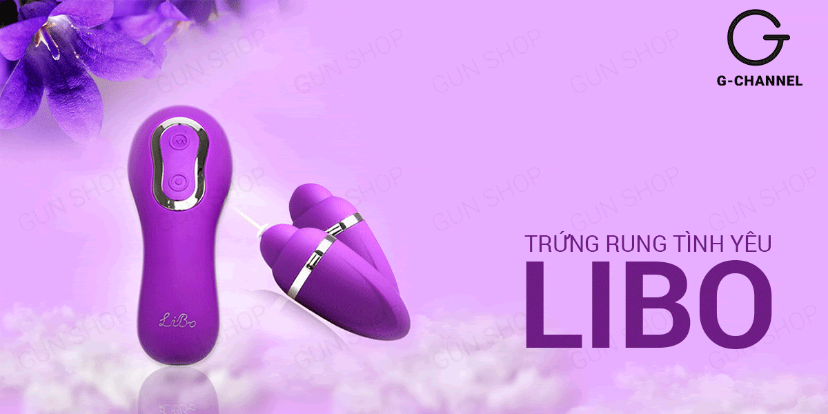 Trứng rung tình yêu 2 trứng, dùng pin - Libo
