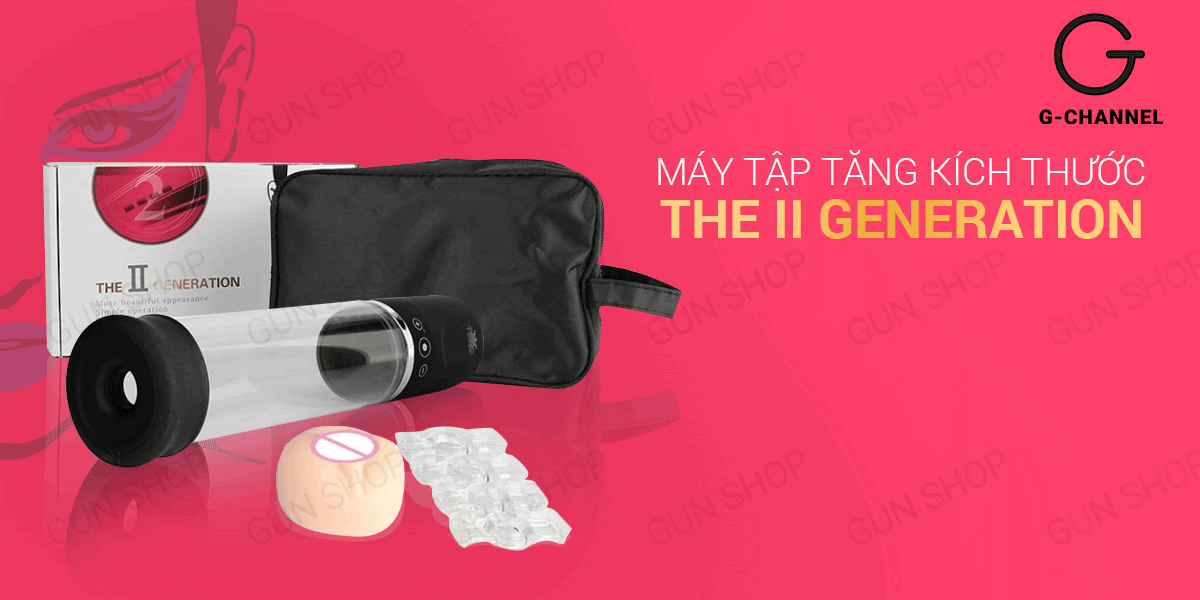 Máy tập tăng kích thước dương vật hút chân không tự động - The II Generation