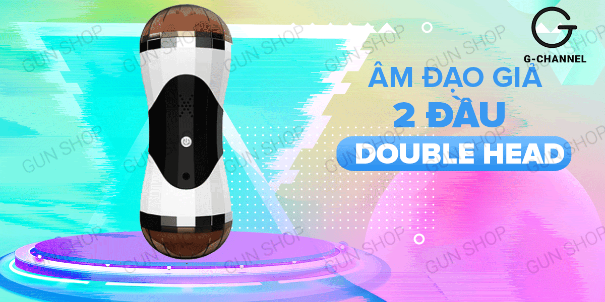 Âm đạo giả 2 đầu Double Head rung và rên kèm tai nghe