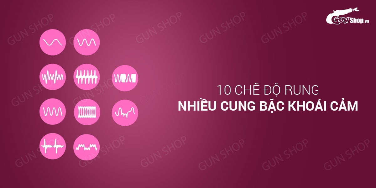 que rung kích thích hậu môn 10 chế độ rung, dùng pin - Lovetoy P-Motion Teaser
