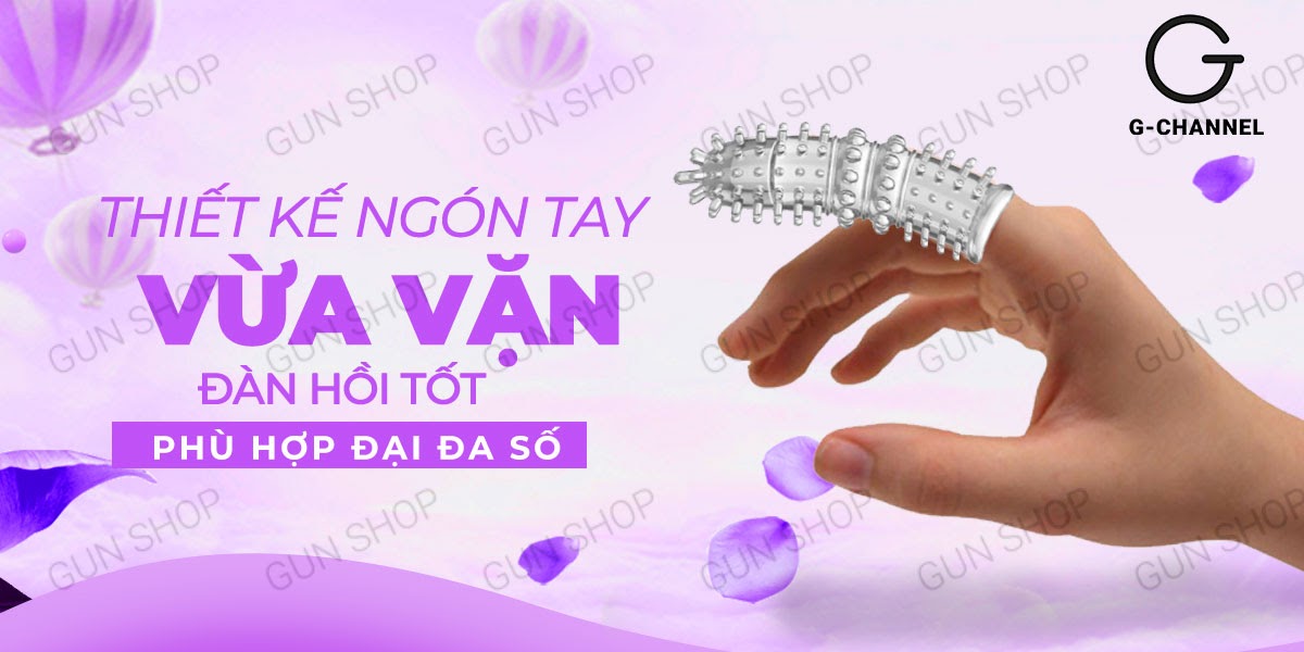 Bao cao su ngón tay Aichao A-spot 4 - gai nổi lớn