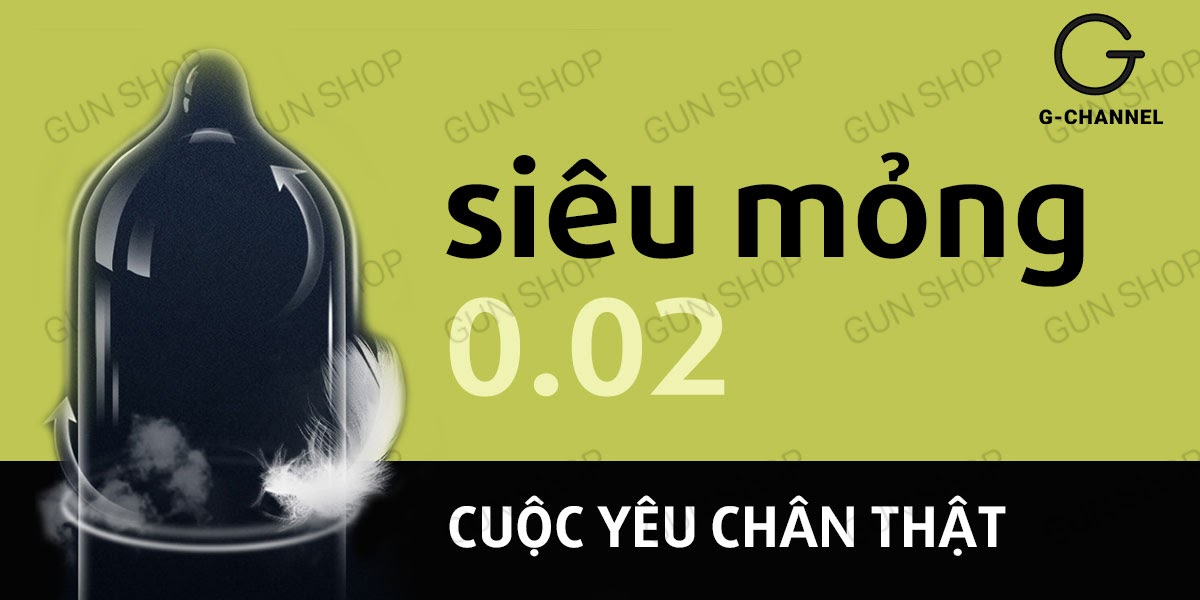 Bao cao su Nga Kimono - siêu mỏng 0,02