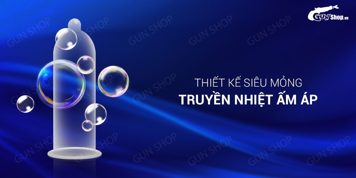 Bao cao su SO Ultrathin - Siêu mỏng - Hộp 12 cái