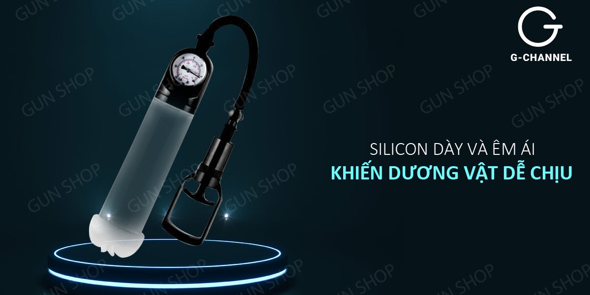 Máy tập tăng kích thước dương vật kéo tay - Evo Penis Pump