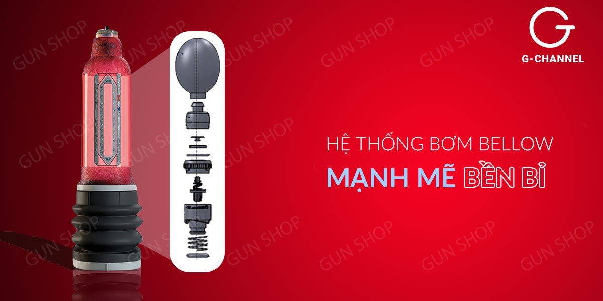 Máy tập tăng kích thước dương vật dùng áp suất nước - Hydromax X30