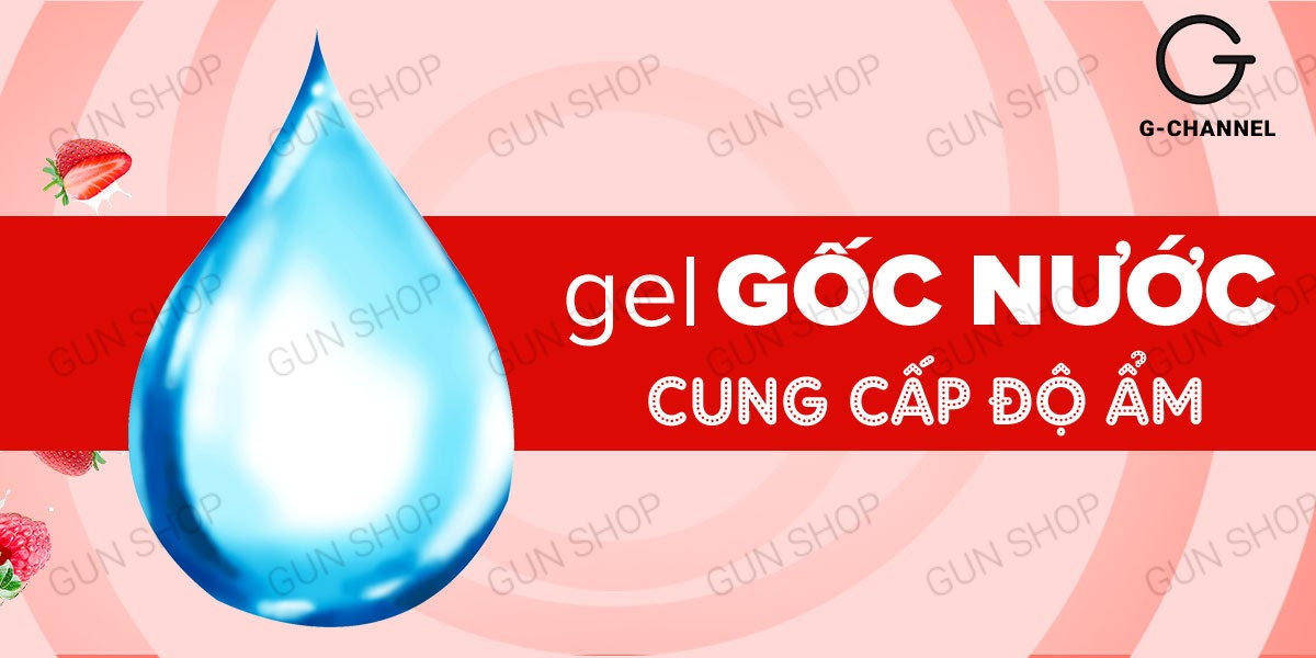 Gel bôi trơn HongKong Love Kiss Dâu