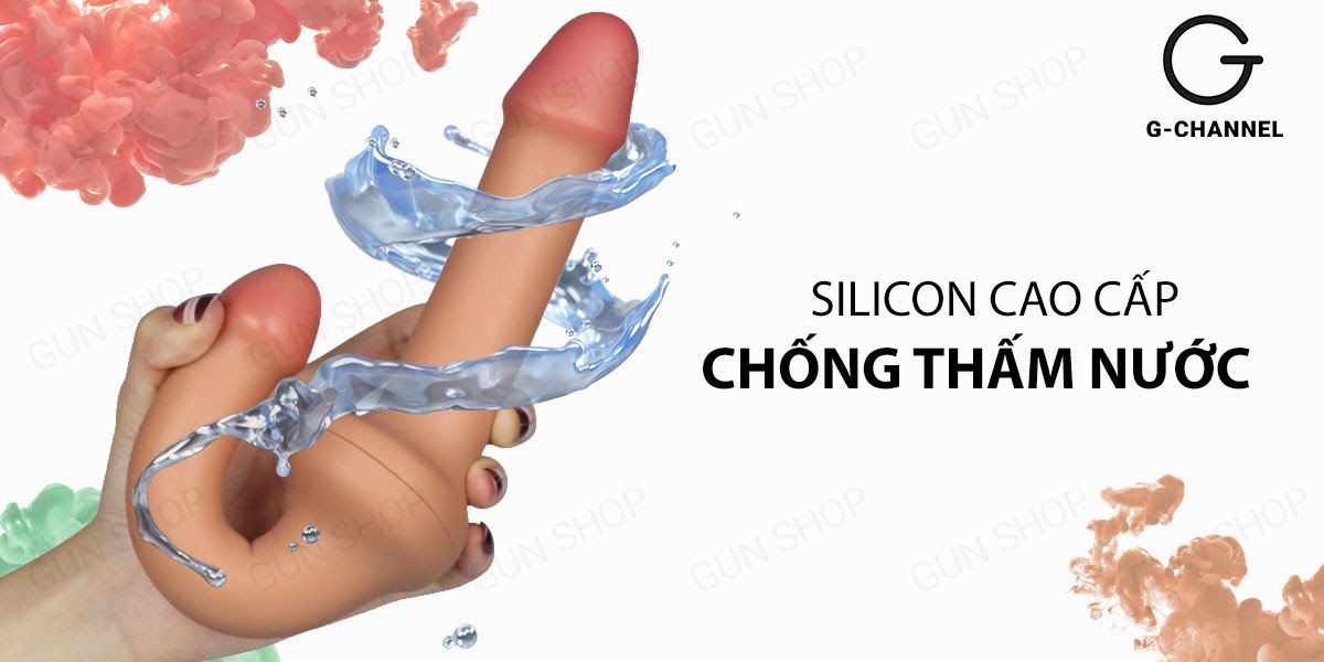 Dương vật giả 2 đầu có rung, uốn cong đa chiều - Lovetoy Holy Dong 12.5