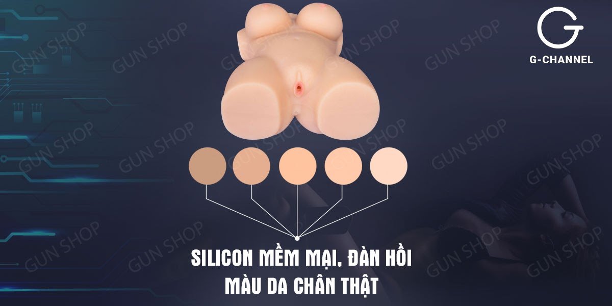 Búp bê tình dục nữ bán thân silicon trần cao cấp mềm mịn - SCD S2 3.5kg