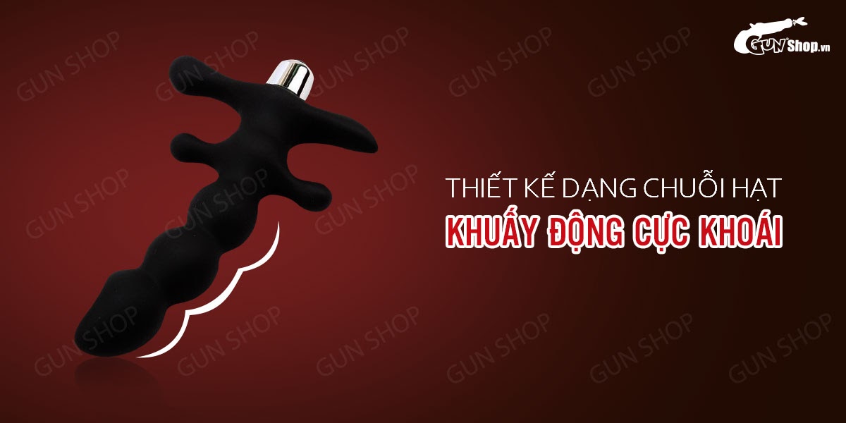 Que rung kích thích hậu môn dùng pin - Chisa Black Mont