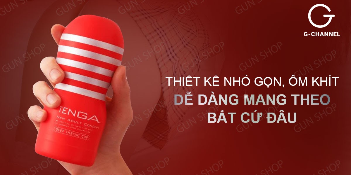 Âm đạo giả nhỏ gọn, ôm khít - Tenga