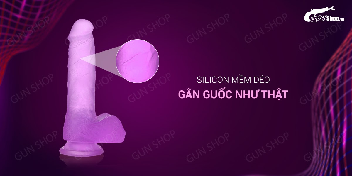 Dương vật giả dính tường siêu mềm dẻo - Jiuai