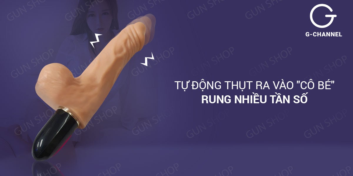 Dương vật giả tự động rung thụt, sưởi ấm - Leten Caesar