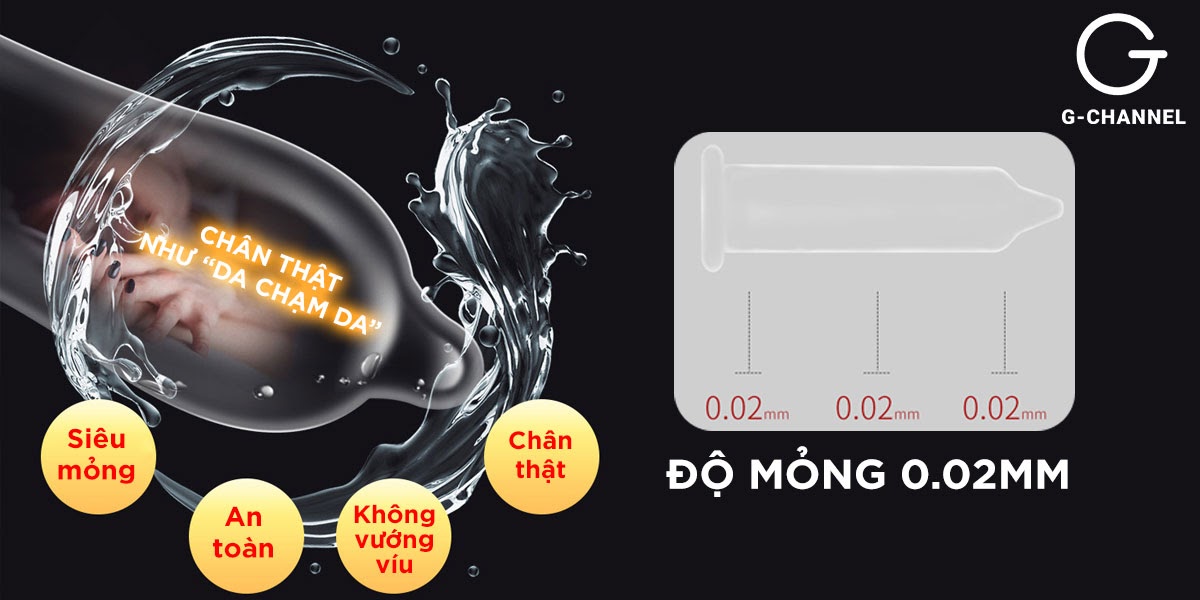 Bao cao su Nhật Bản Sagami 0.02