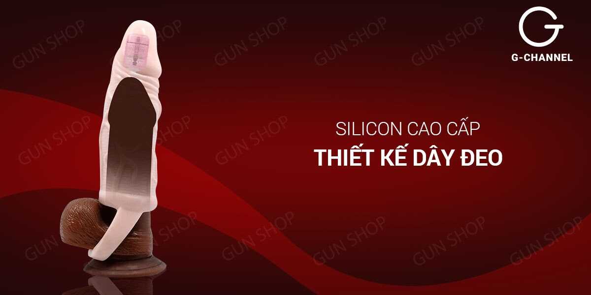 Bao cao su đôn dên tăng kích thước Pretty Love - Dây đeo và rung đầu