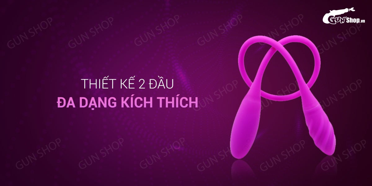 Trứng rung 2 đầu 7 chế độ rung, dùng sạc - Pretty Love Snaky Vibe