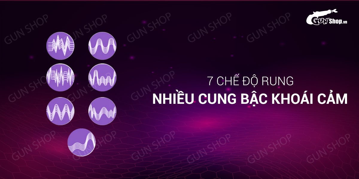 Dương vật giả xịt nước 7 chế độ rung - Loveaider - Màu tím