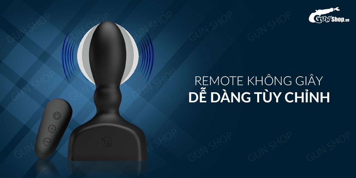 Trứng rung hậu môn 12 chế độ rung, dùng sạc - Pretty Love Mr-Play Anal Plug