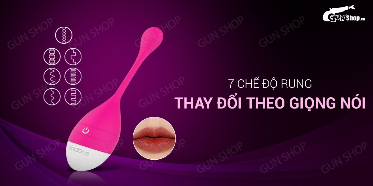 Trứng rung điều khiển từ xa bằng giọng nói, dùng sạc - Nalone Sweetie