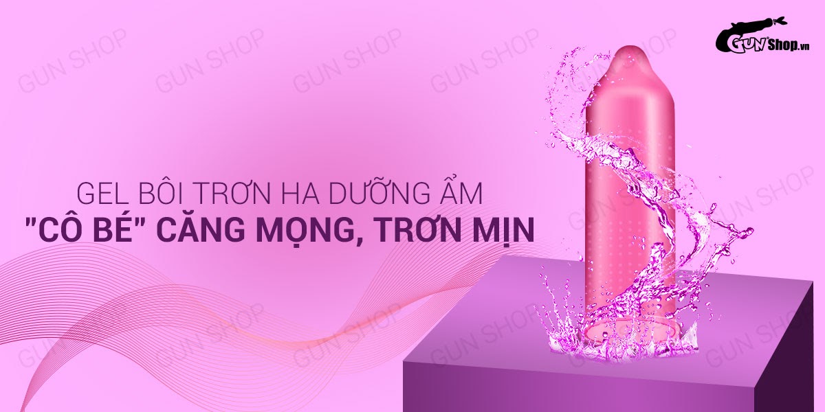 Bao cao su OLO 0.01 Climax Ha For Women - Siêu mỏng, dưỡng ẩm, gai li ti - Hộp 10 cái