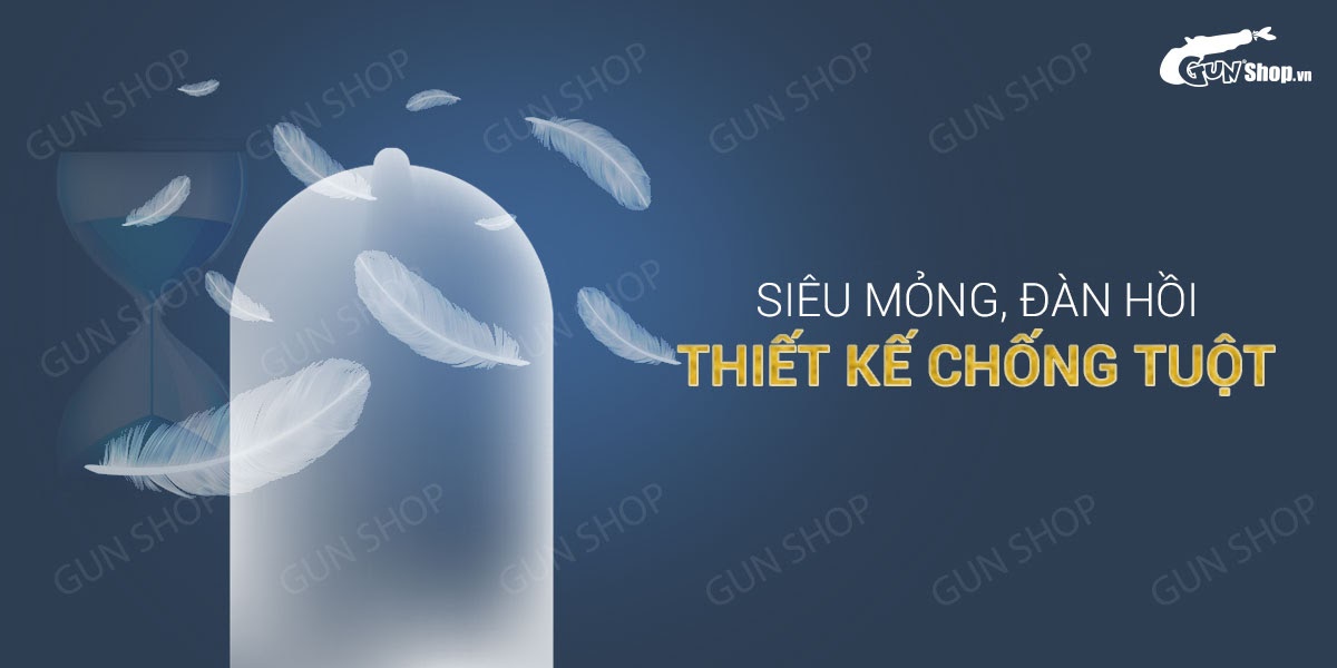 Bao cao su OLO 0.01 Đồng Hồ Xanh - Kéo dài thời gian, hương vani - Hộp 10 cái