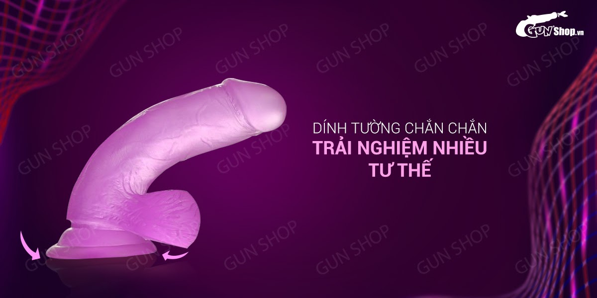 Dương vật giả dính tường siêu mềm dẻo - Jiuai