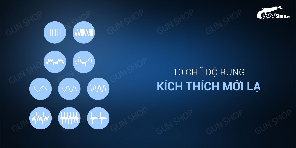 Que rung kích thích hậu môn 10 chế độ rung, dùng pin - Lovetoy Prostate Stud