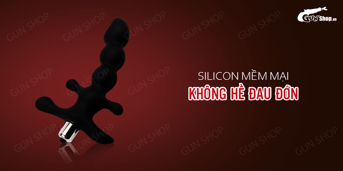 Que rung kích thích hậu môn dùng pin - Chisa Black Mont