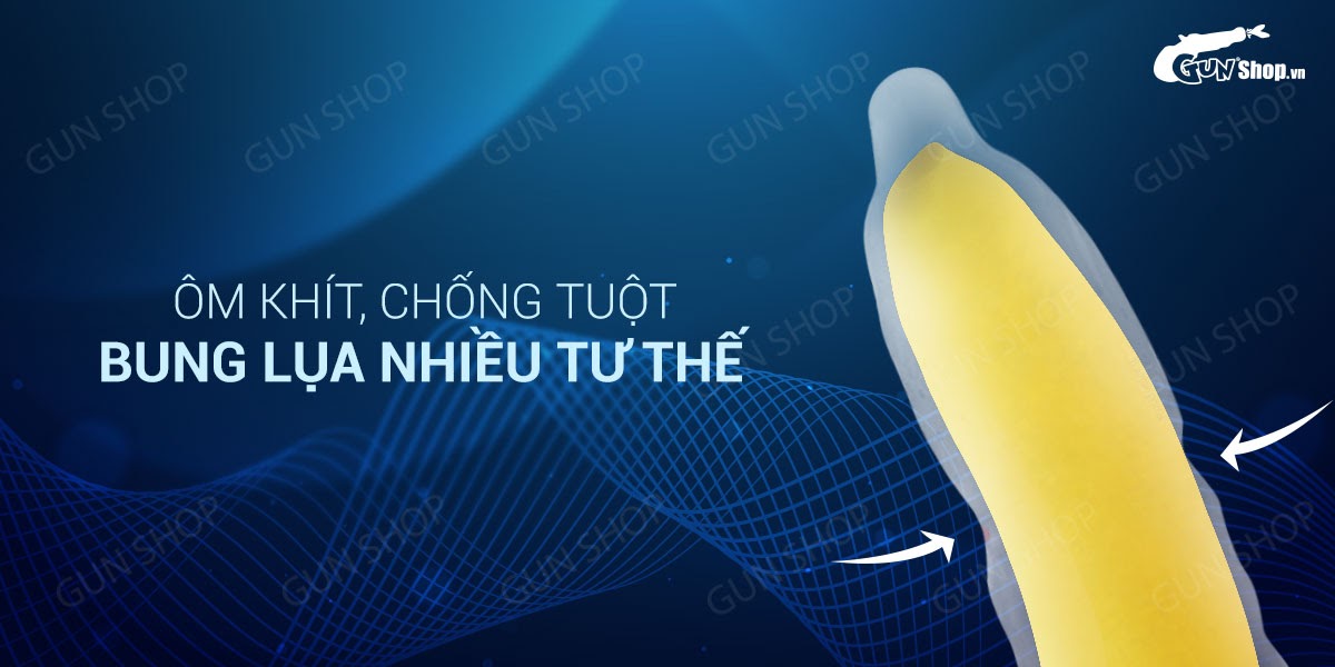 Bao cao su OLO 0.01 Zero Ha For Man - Siêu mỏng, nhiều gel bôi trơn - Hộp 10 cái