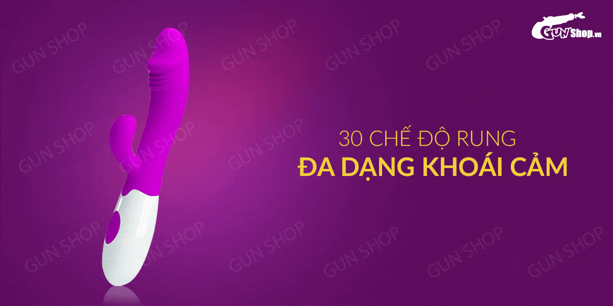 Dương vật giả đa chế độ rung, pin - Pretty Love Snappy