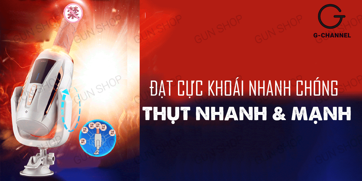 Dương vật giả cao cấp dính tường Leten Wolverine thụt tự động mạnh mẽ đa tần số