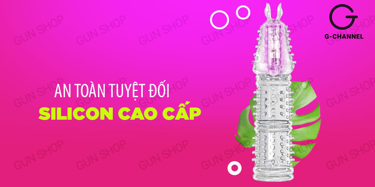 Bao cao su đôn dên Yeain Bumblebee tăng kích thước, nhiều gai mềm, có rung 16cm